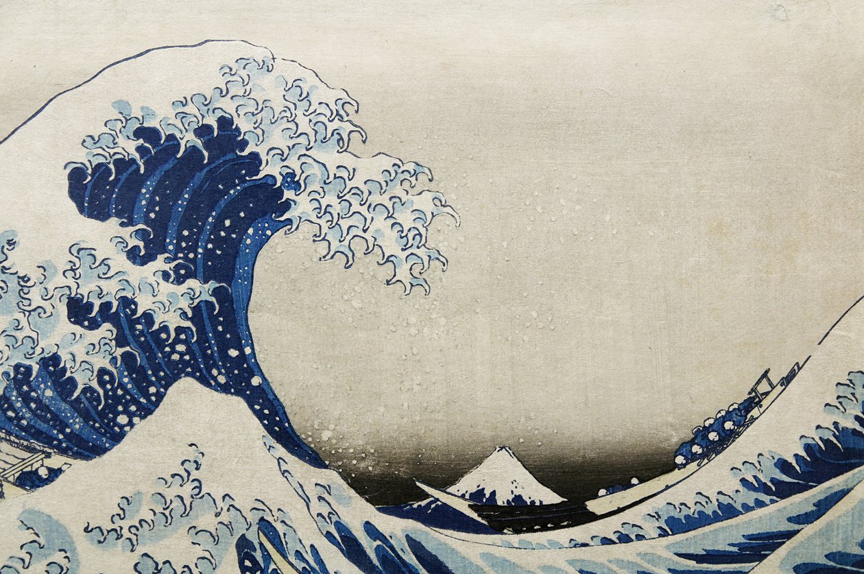 A nagy hullám Kanagawánál alkotó: Katsushika Hokusai