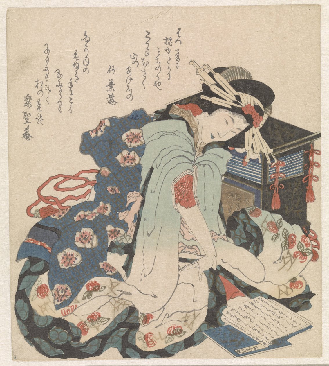 Olvasó nő alkotó: Katsushika Hokusai