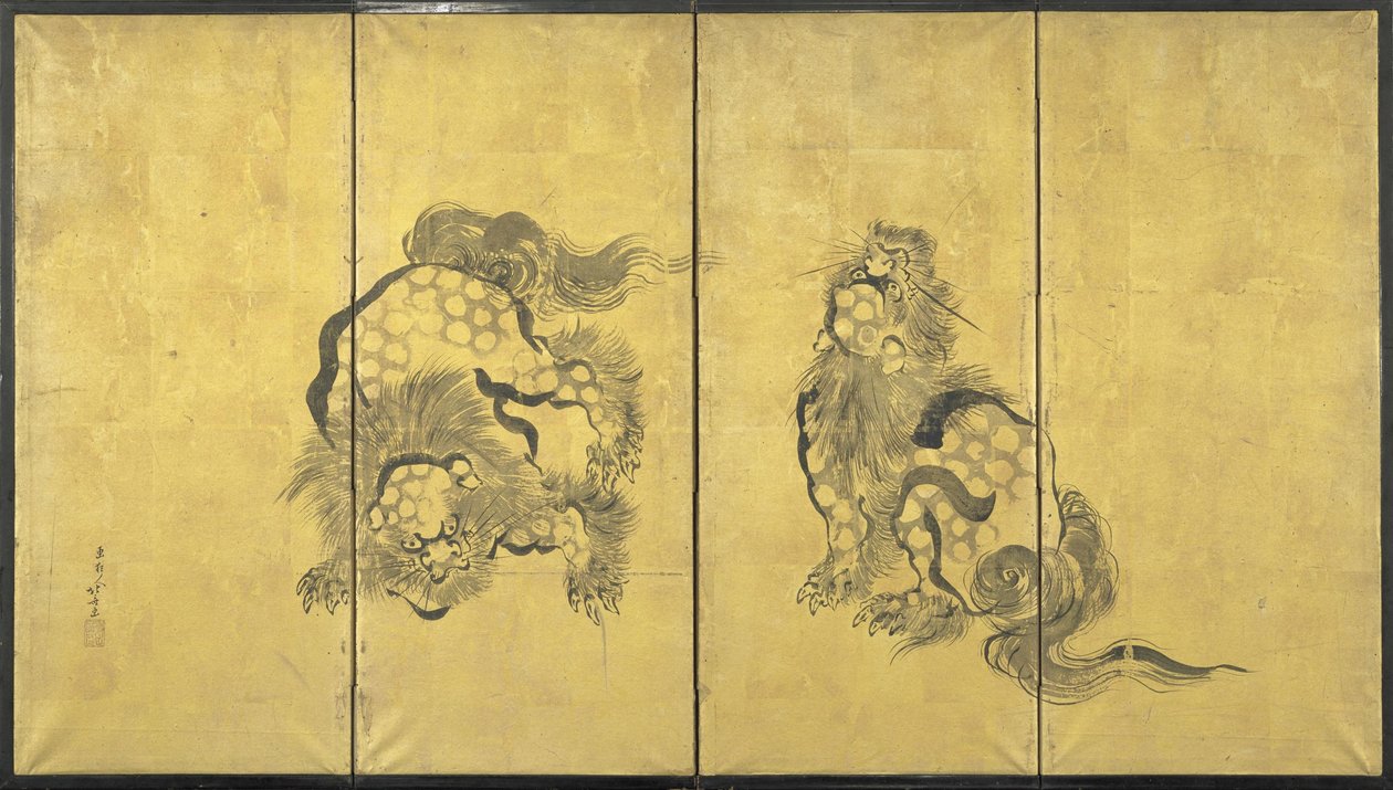 Lions alkotó: Katsushika Hokusai