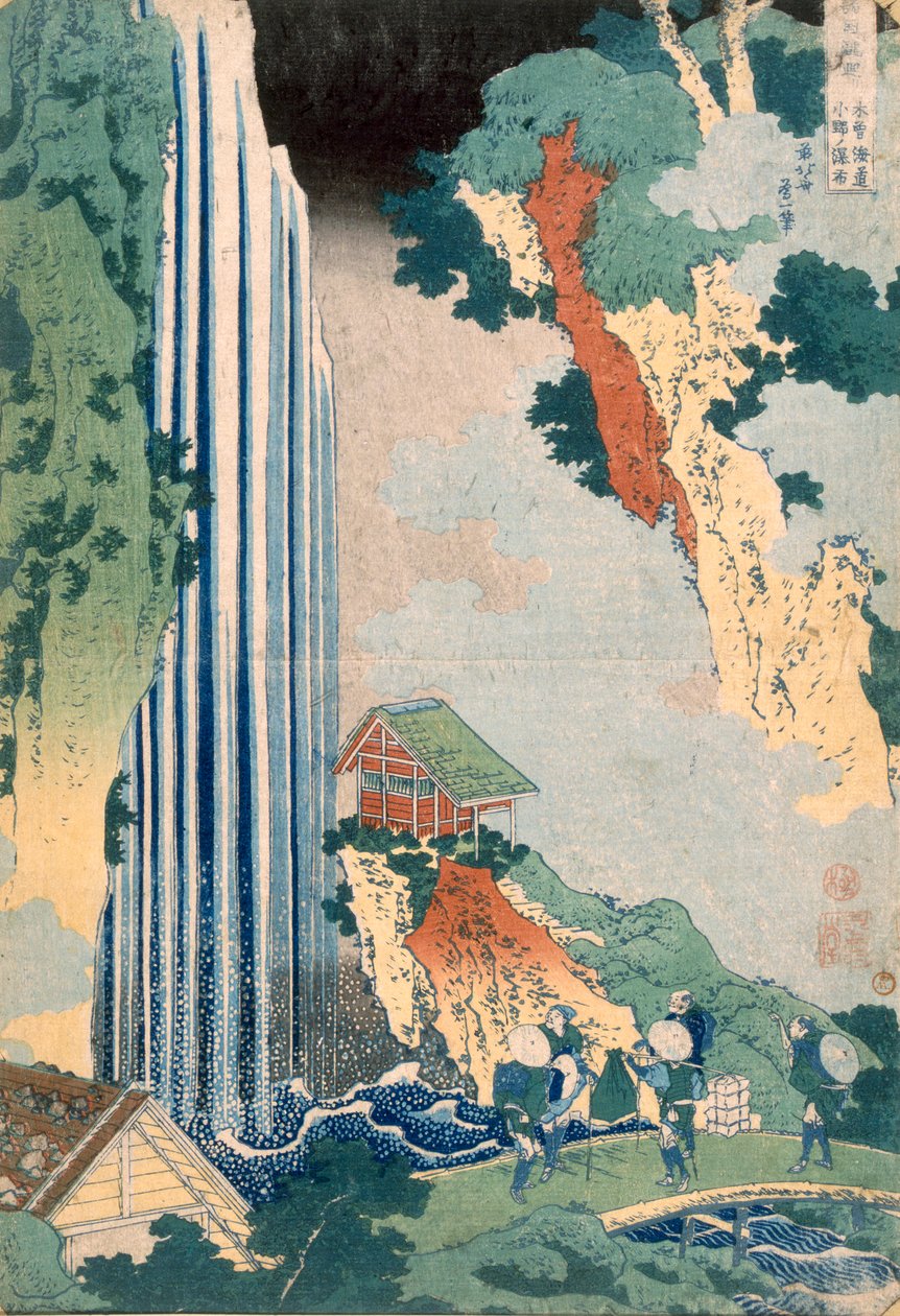 Ona víz r hang te alapnyitó, 1827. alkotó: Katsushika Hokusai