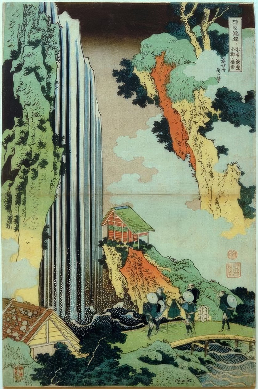 Ono vízesés alkotó: Katsushika Hokusai