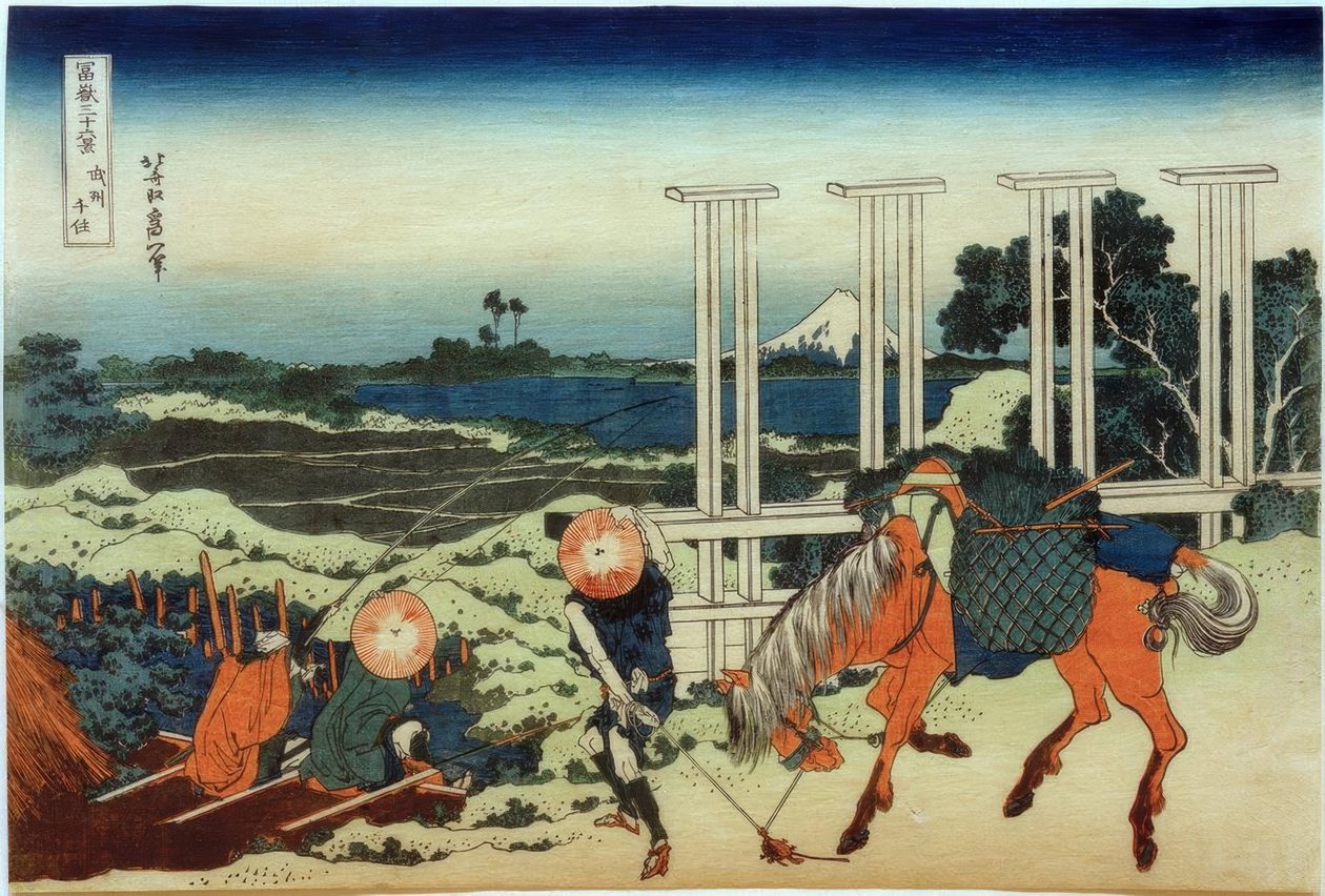 Senju Musashi tartományban alkotó: Katsushika Hokusai
