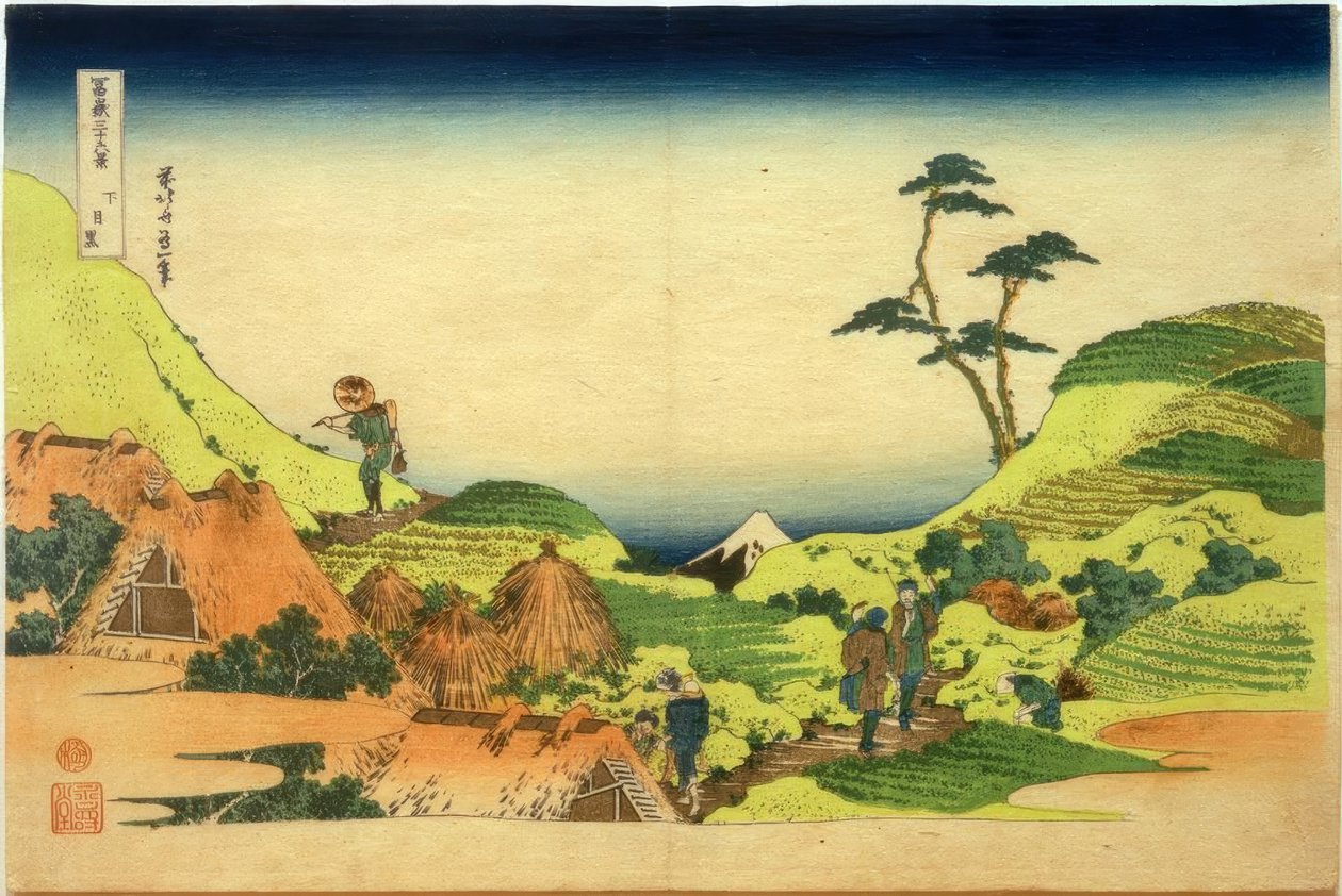 Shimomeguro alkotó: Katsushika Hokusai