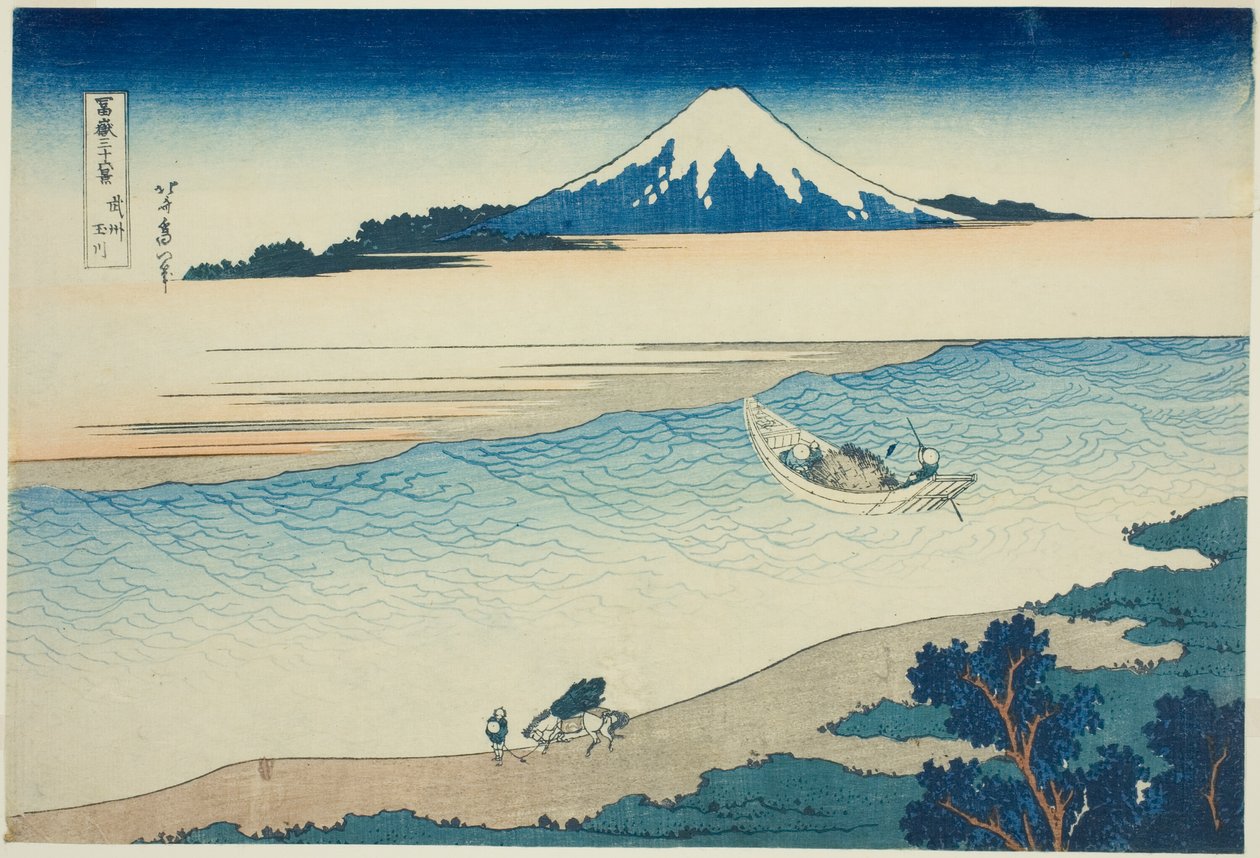 Tama rendező, Musashi P Rovinse (radikális Tamagawa), a ``Tyrty x Views Of Mount Fuji (Fugaku Usaju Rokukatsu)” című Teseriesből alkotó: Katsushika Hokusai