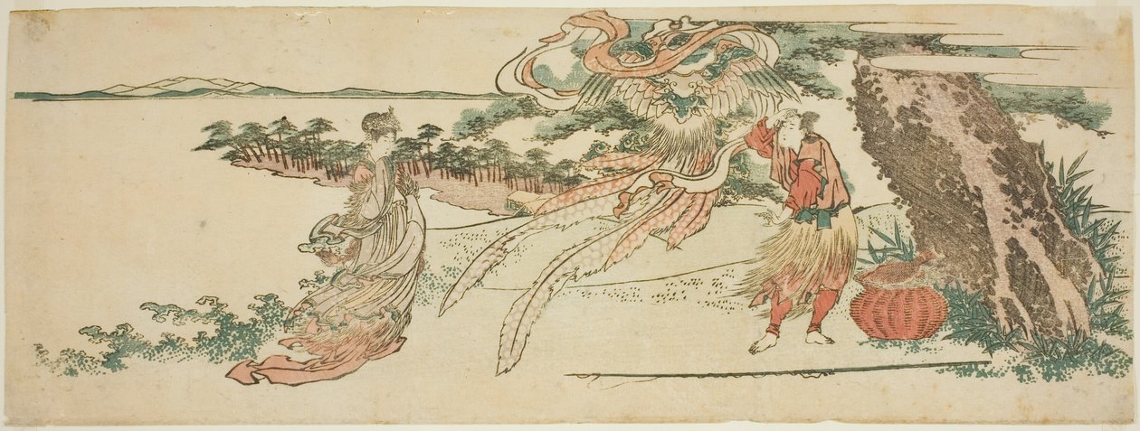 A tollas köpeny (Hagoromo) alkotó: Katsushika Hokusai