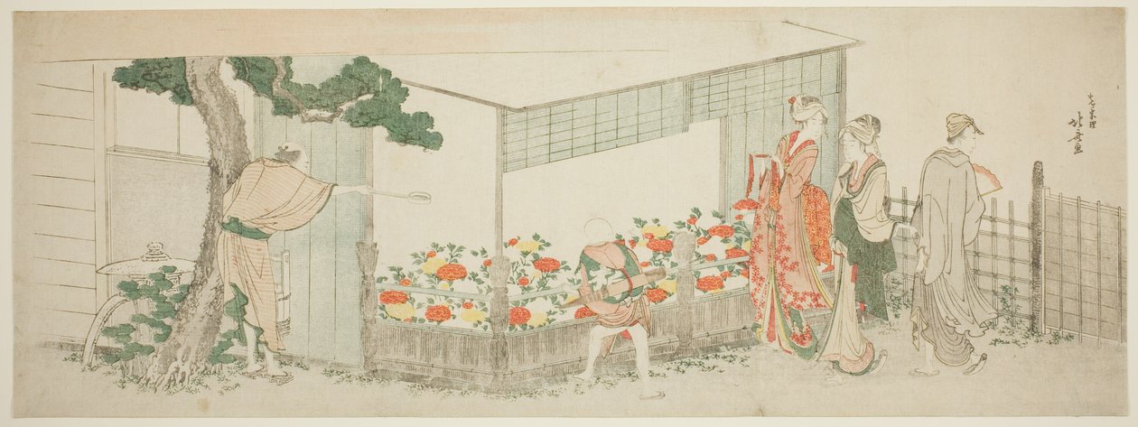 A bazsarózsa bemutató alkotó: Katsushika Hokusai