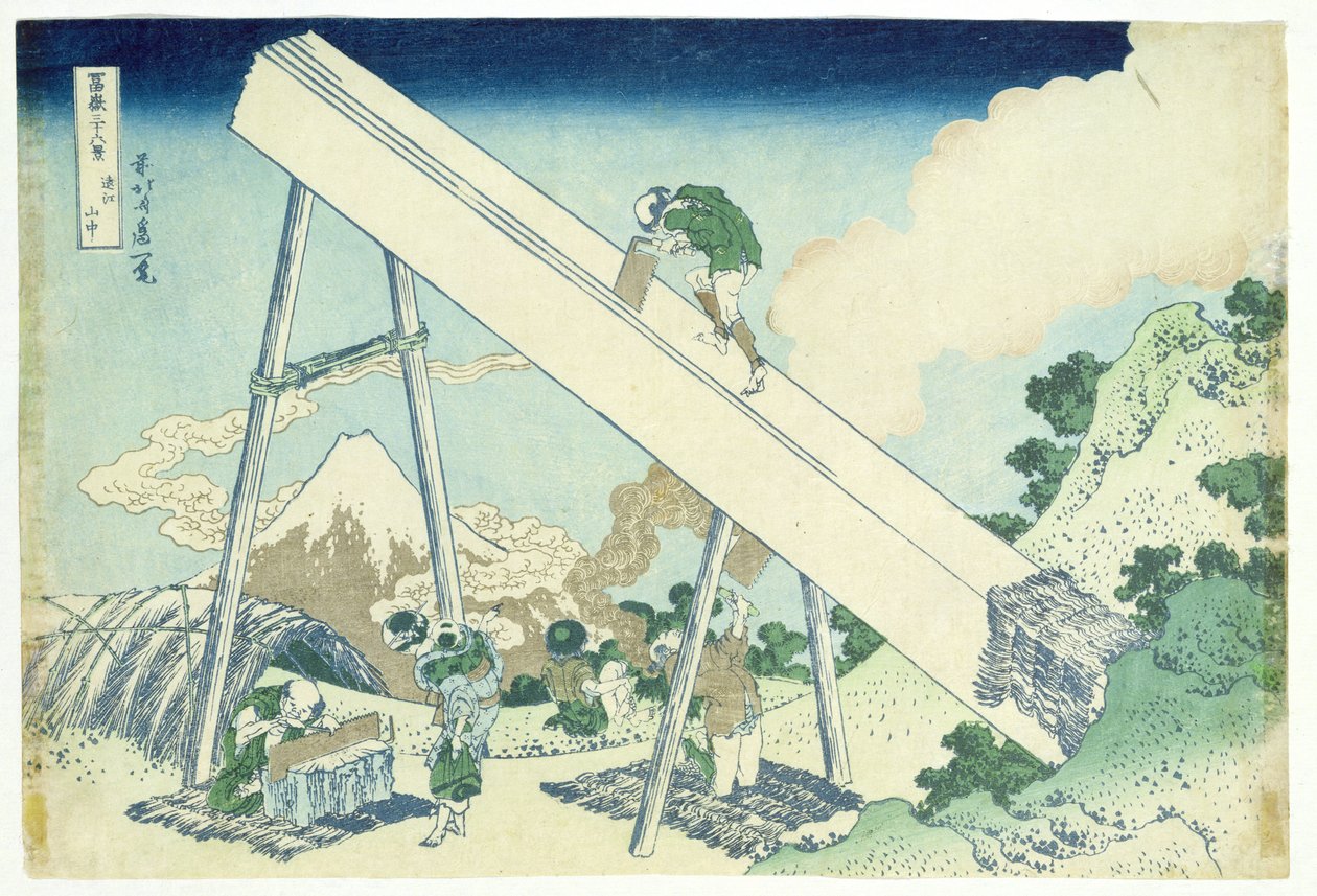 Sawyerék alkotó: Katsushika Hokusai