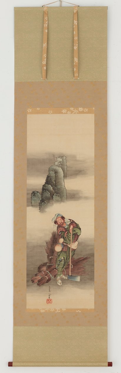 Favágó, Edo-korszak, 1849. alkotó: Katsushika Hokusai