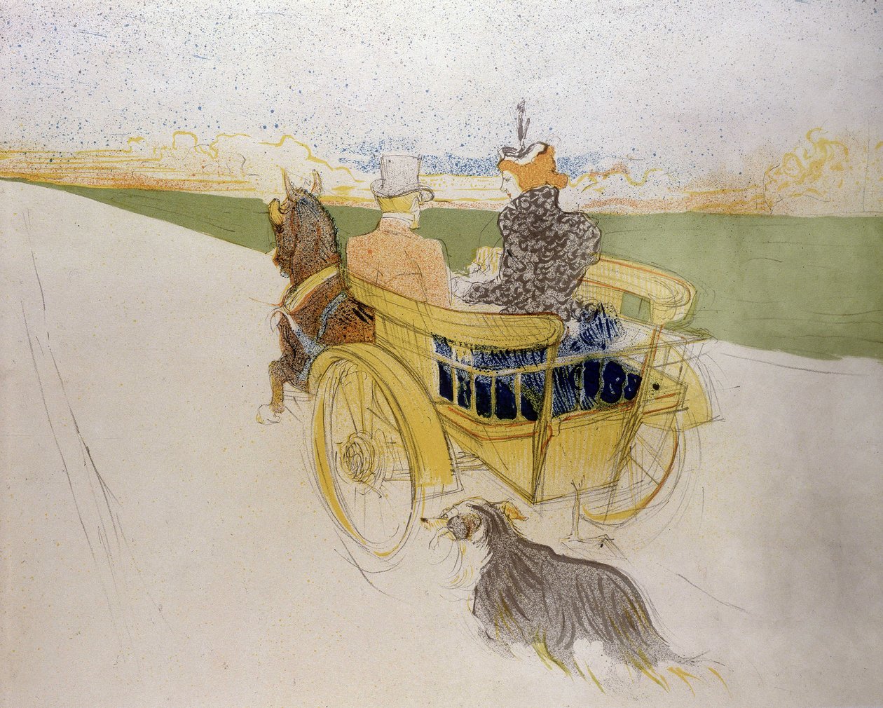 Névtelen. Henri de Toulouse-Lautrec (1864-1901). Litográfia. Petit Múzeum, Limoux. alkotó: Alec Hunter
