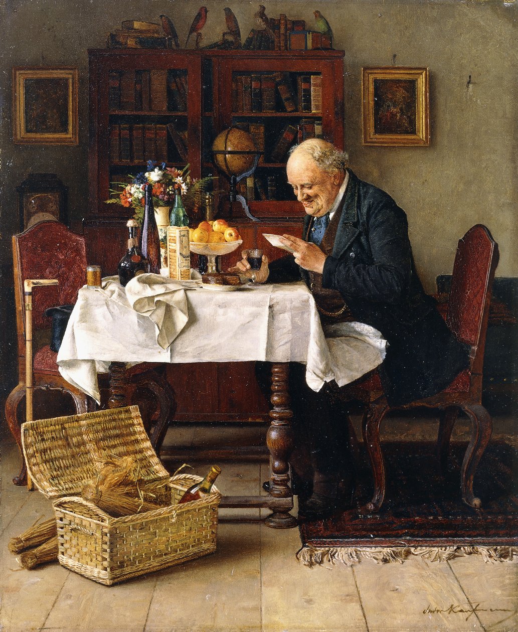 A legény születésnapja, alkotó: Kaufmann