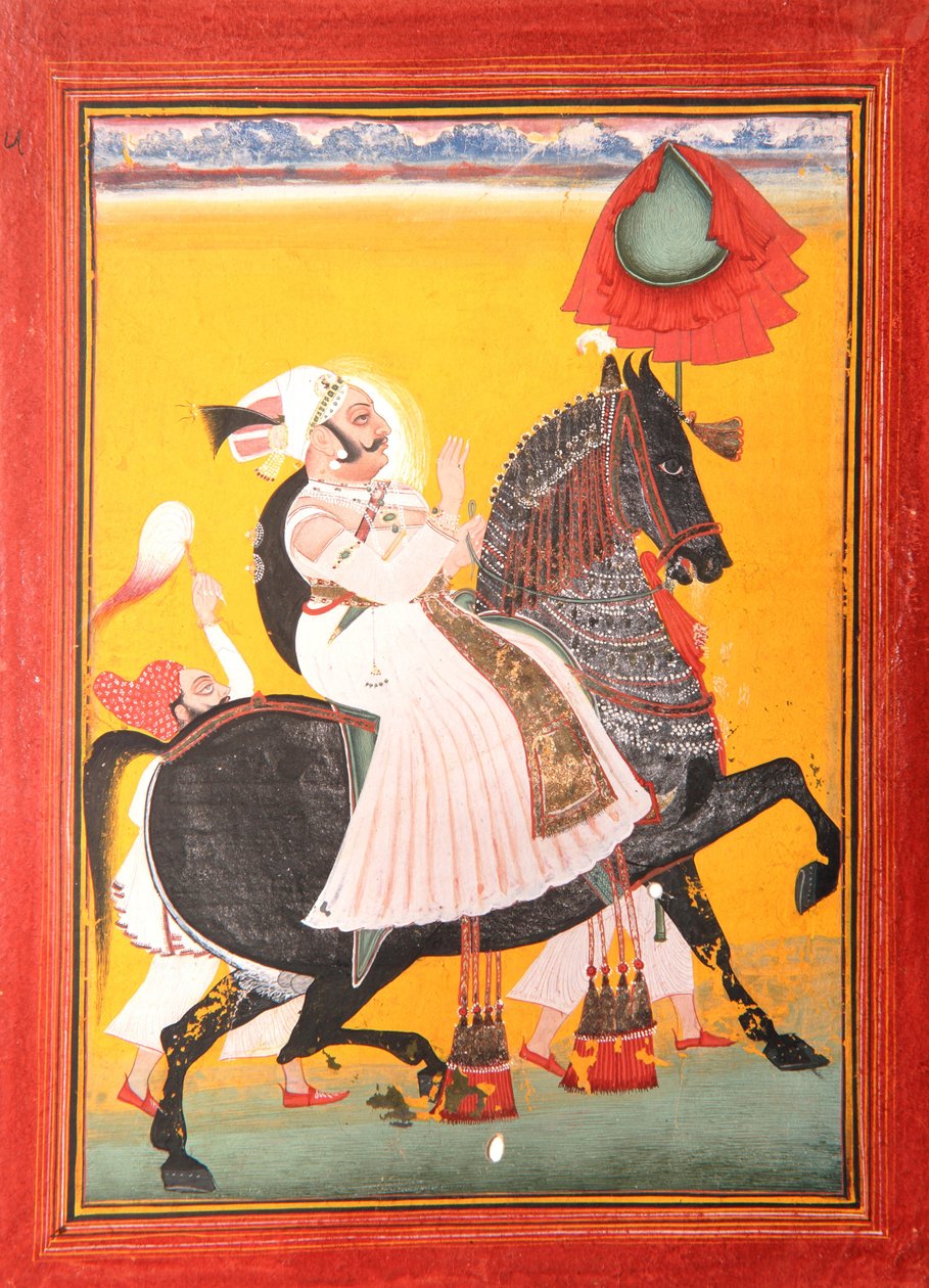 Rawat Ragho Das, 1778 (átlátszatlan wc és arany papíron) alkotó: Kavala