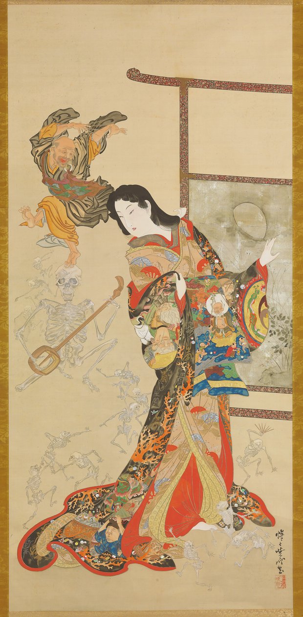 Pokoli forró víz alkotó: Kawanabe Kyosai