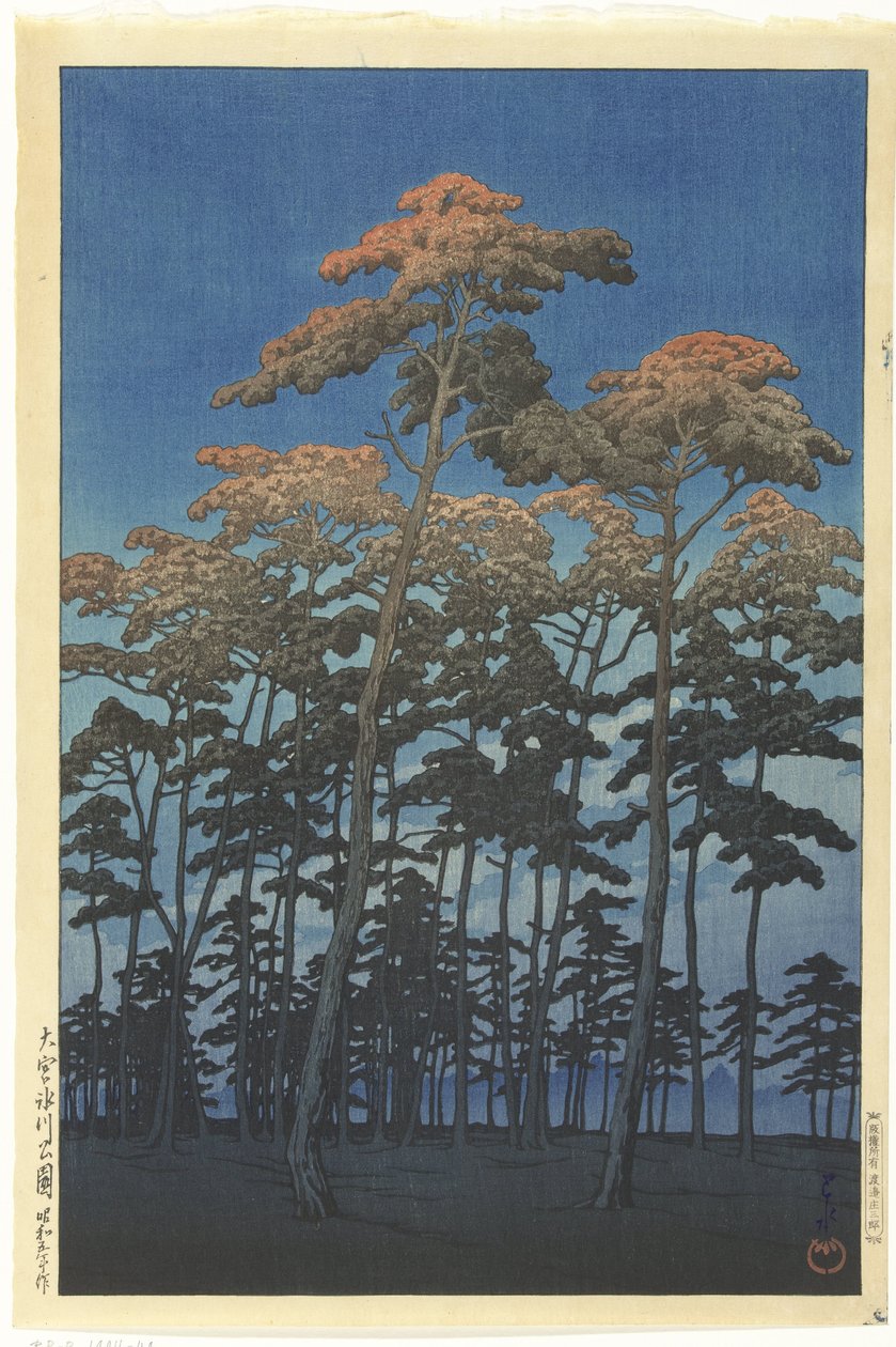 A Hikawa Park tagja, Omiya alkotó: Kawase Hasui