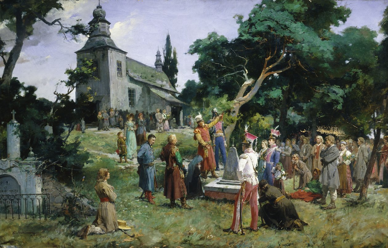 A tisztelt hős, 1901 alkotó: Kazimierz Alchimowicz
