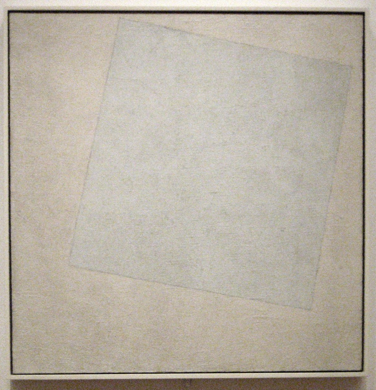 Szuprematista összetétel: Fehér a fehéren alkotó: Kazimir Severinovich Malevich