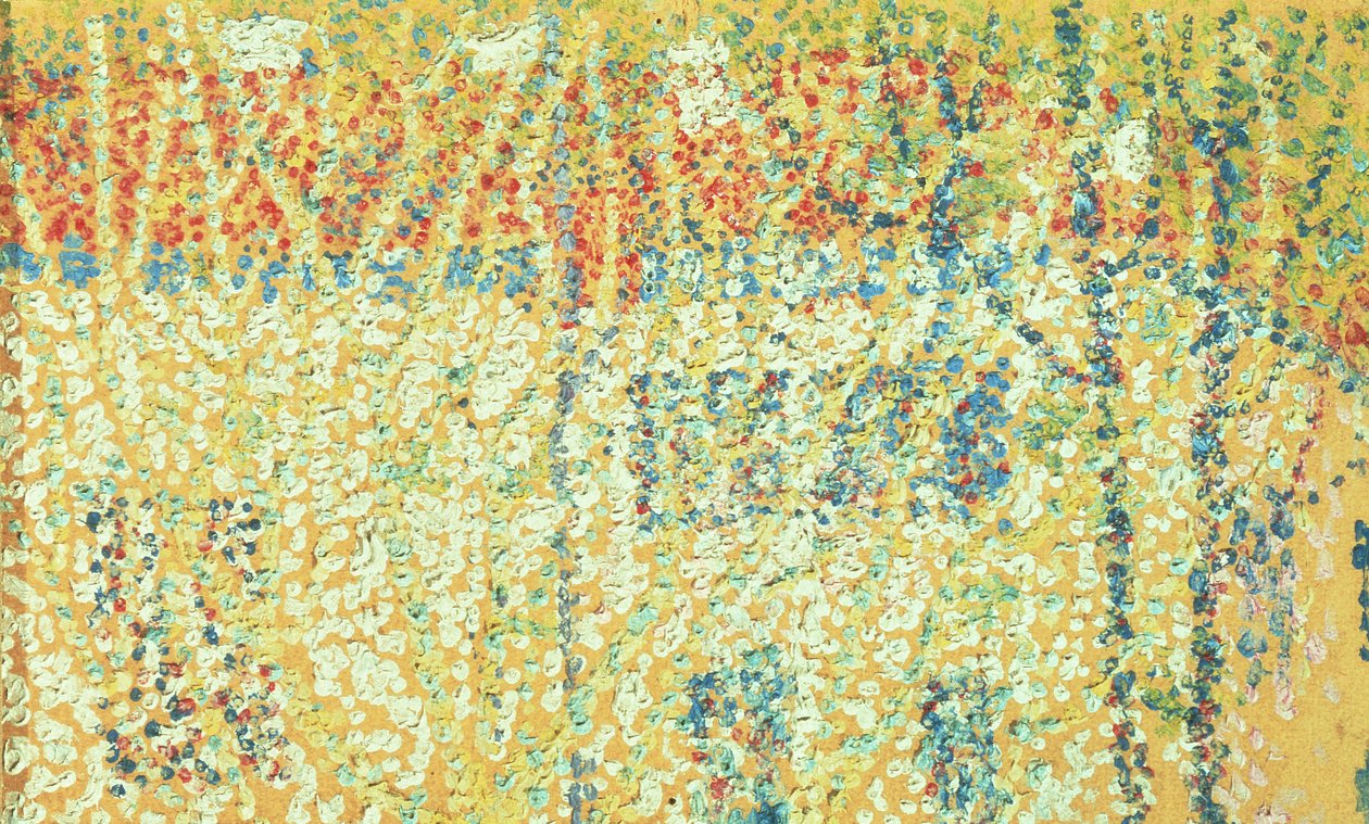 Tájkép, 1906-08 (olaj, karton) alkotó: Kazimir Severinovich Malevich