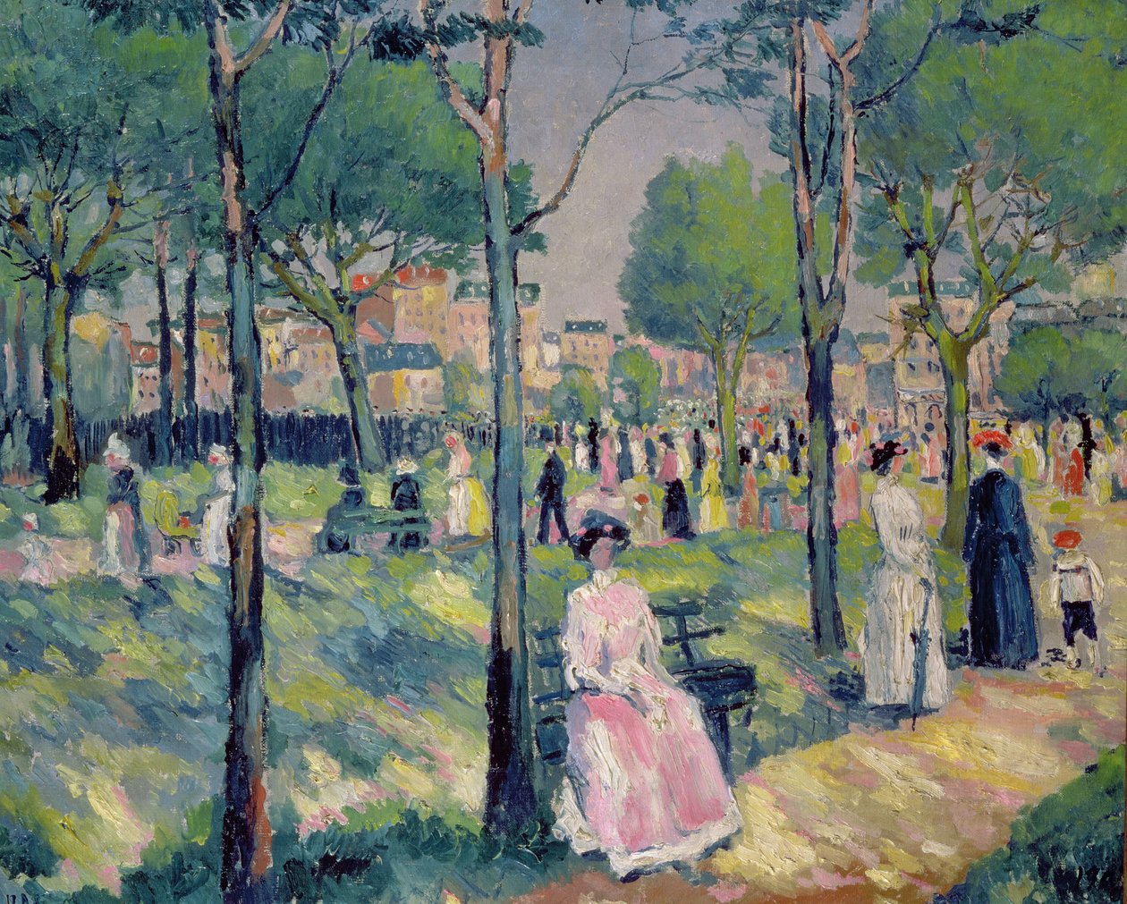A sugárúton, 1903 alkotó: Kazimir Severinovich Malevich
