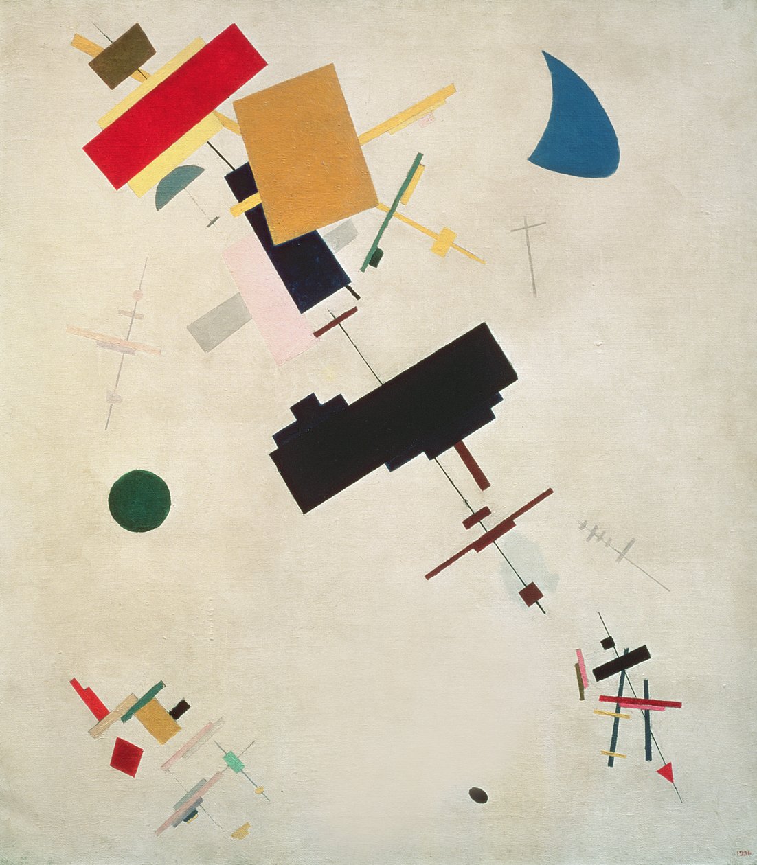 Szuprematista kompozíció, 1936. 56. sz alkotó: Kazimir Severinovich Malevich