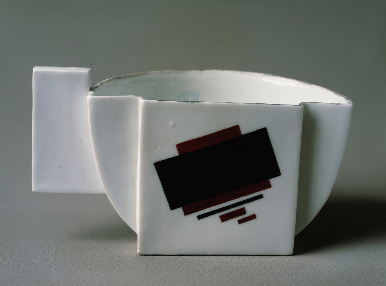 Suprematist Kupa, 1923 (porcelán) alkotó: Kazimir Severinovich Malevich