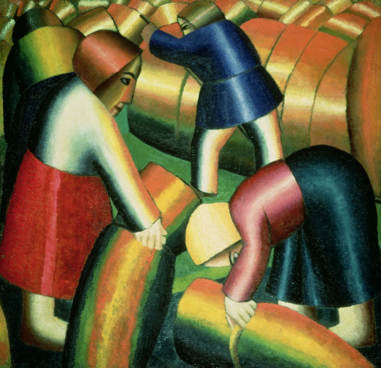 Bevétel a rozsba, 1912 alkotó: Kazimir Severinovich Malevich