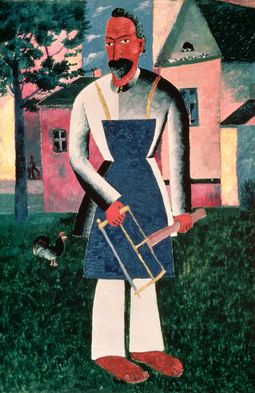 Az ács III, 1910 alkotó: Kazimir Severinovich Malevich