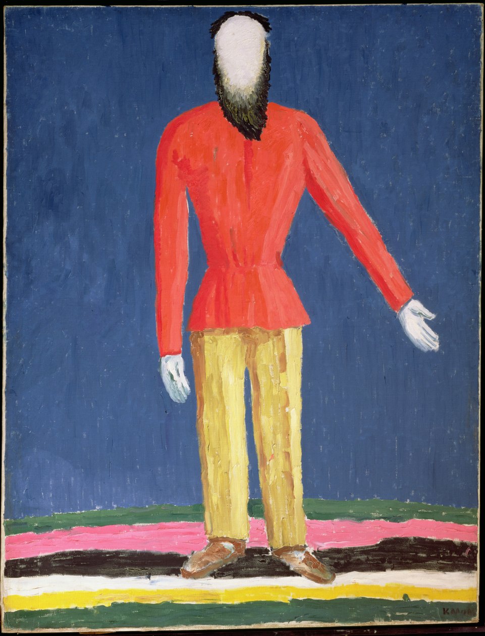 A paraszt, 1928-32 alkotó: Kazimir Severinovich Malevich