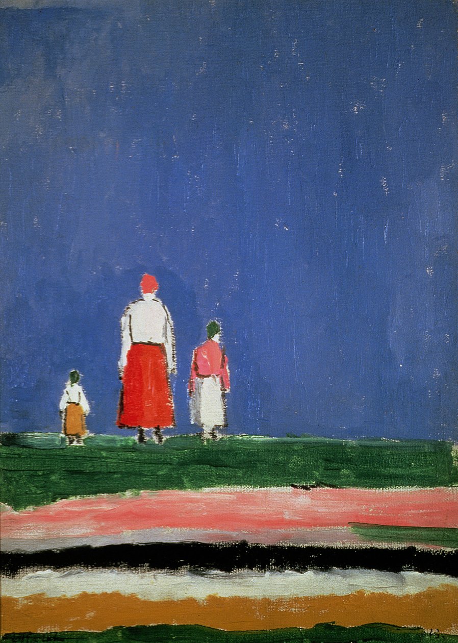 Három figura, 1913-28 alkotó: Kazimir Severinovich Malevich