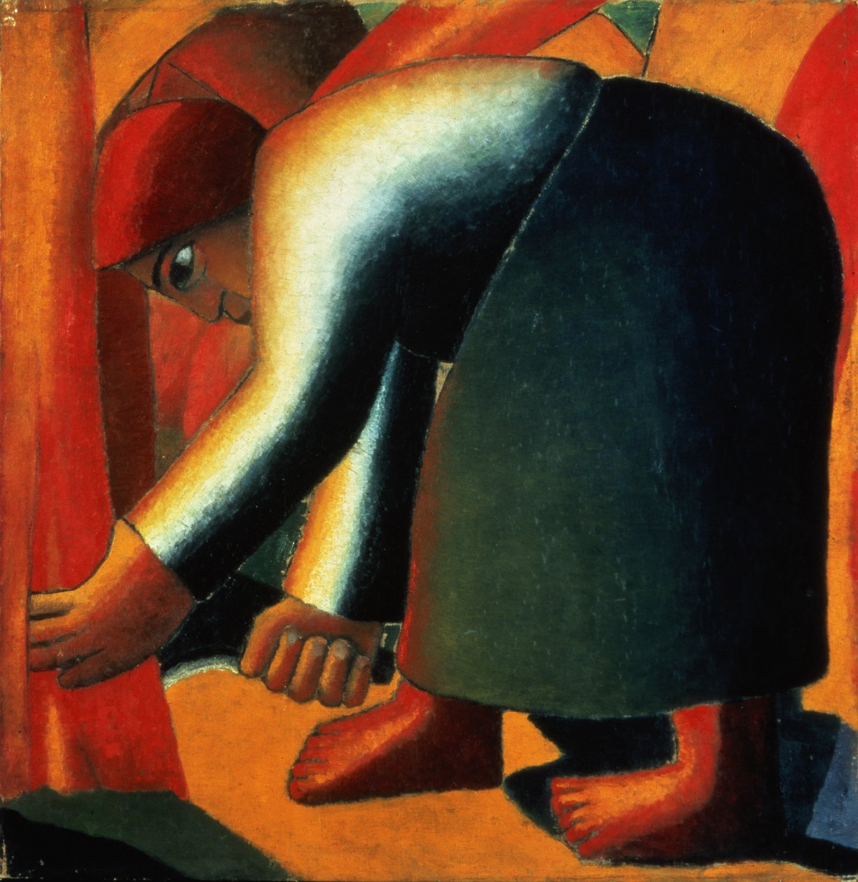 Woman Cutting, 1900 körül alkotó: Kazimir Severinovich Malevich