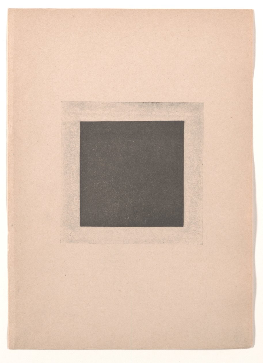 Fekete négyzet „A kubizmustól és a futurizmustól a szuprematizmusig: új realizmus a festészetben” alkotó: Kazimir Severinovich Malevich