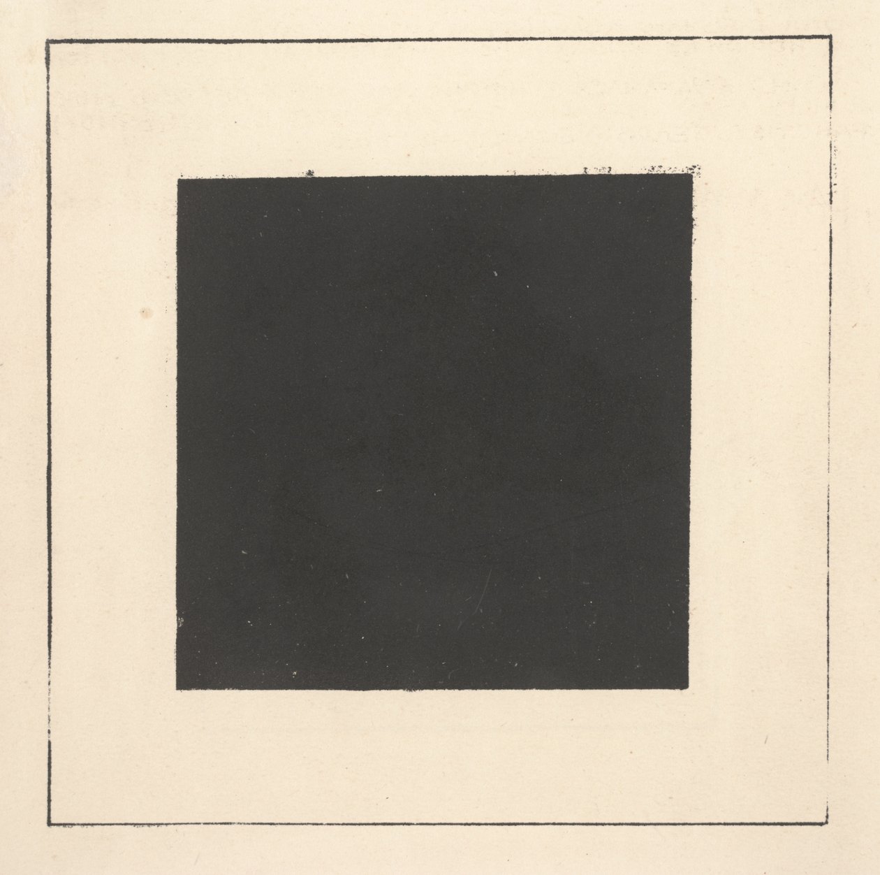 Fekete négyzet a "Szuprematizmus: 34 rajz" című kötetből. alkotó: Kazimir Severinovich Malevich