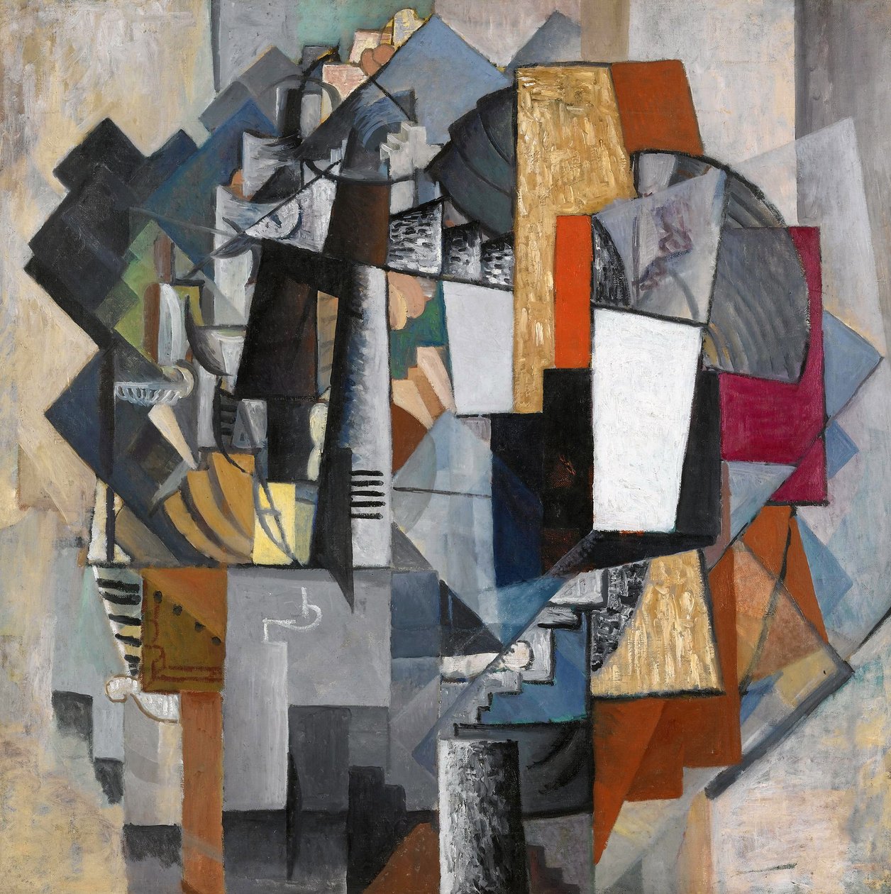 Íróasztal és szoba alkotó: Kazimir Severinovich Malevich