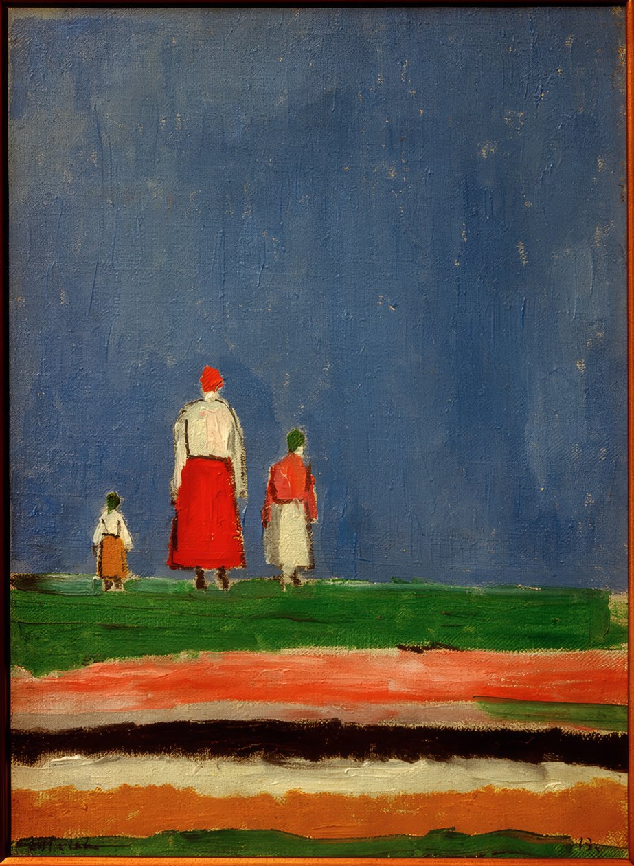 Három figura, 1928 alkotó: Kazimir Severinovich Malevich