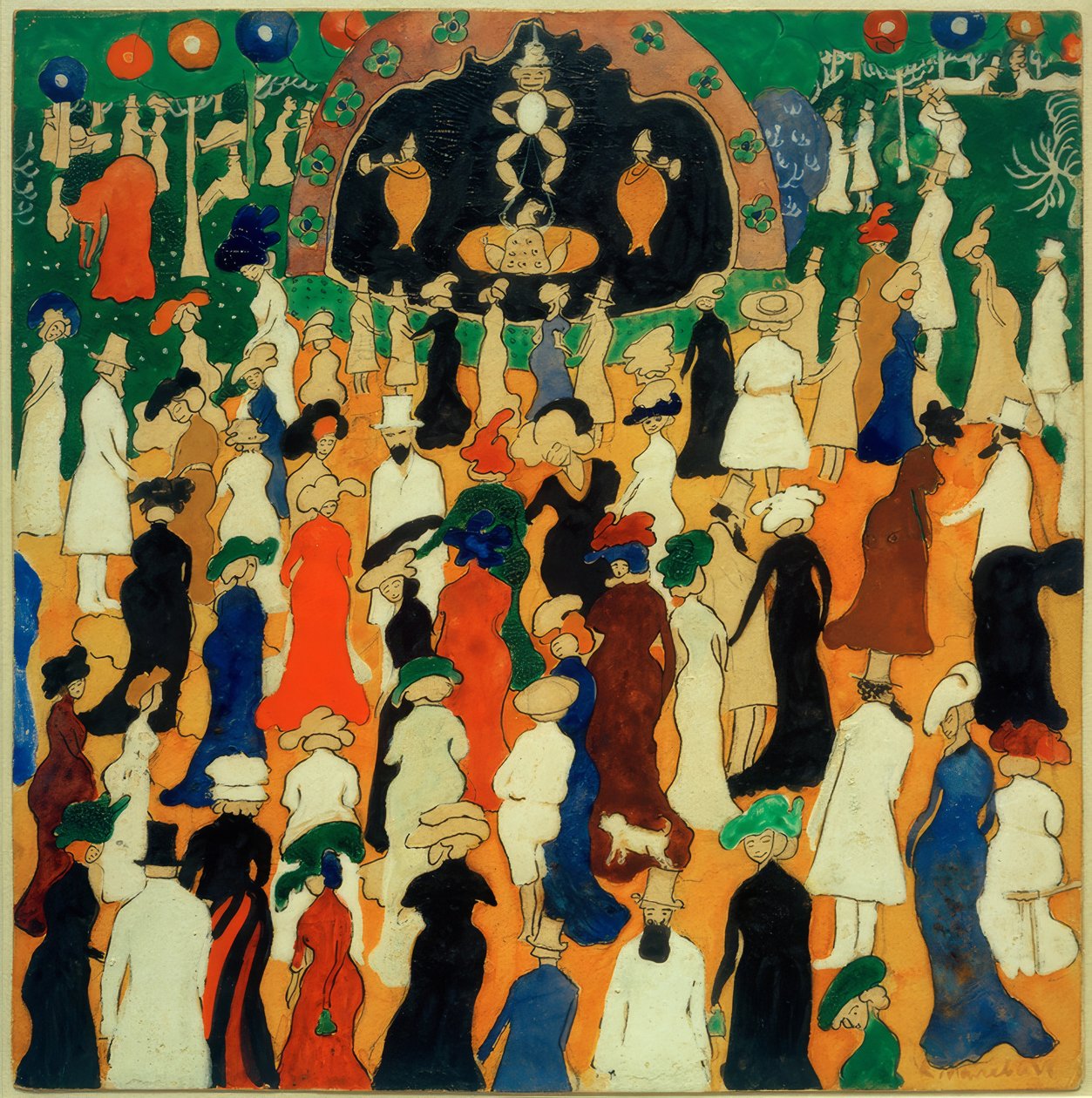 Elegáns társaság alkotó: Kazimir Severinovich Malevich