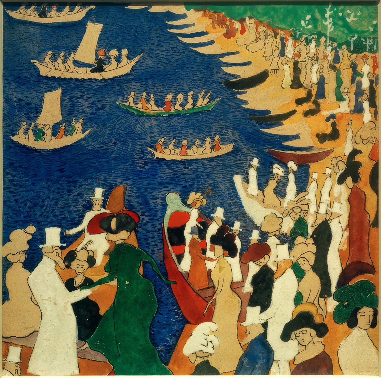 Sétáló társaság alkotó: Kazimir Severinovich Malevich