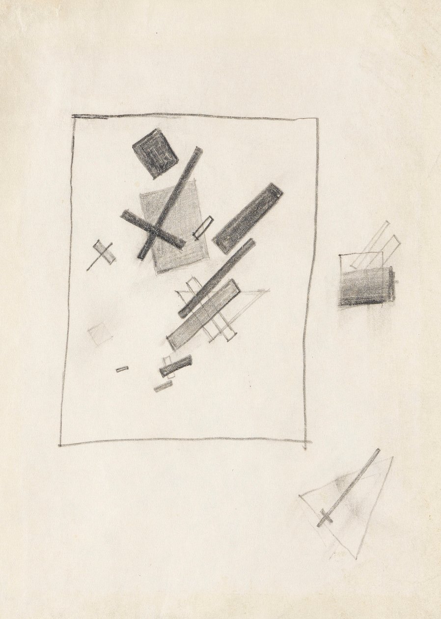 Vegyes érzelmek, c. 1916. alkotó: Kazimir Severinovich Malevich