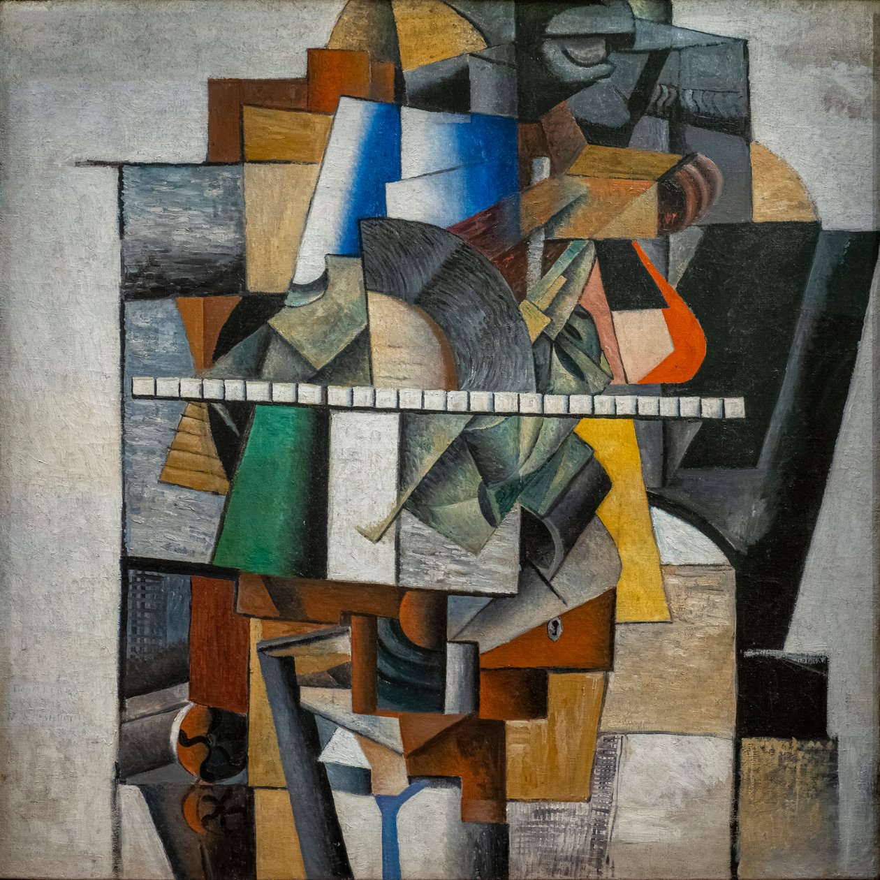 Mihail Matyushin portréja alkotó: Kazimir Severinovich Malevich