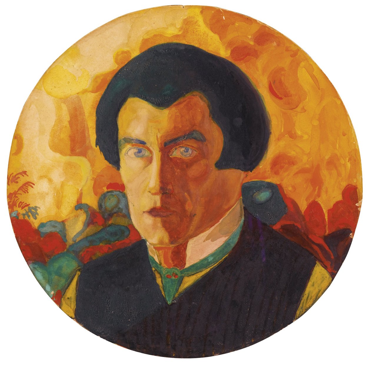 Önarckép 1908-1910 – Kázmér Severinovich Malevitch (Malvich, Malvik) festménye (16-17), alkotó: Kazimir Severinovich Malevich