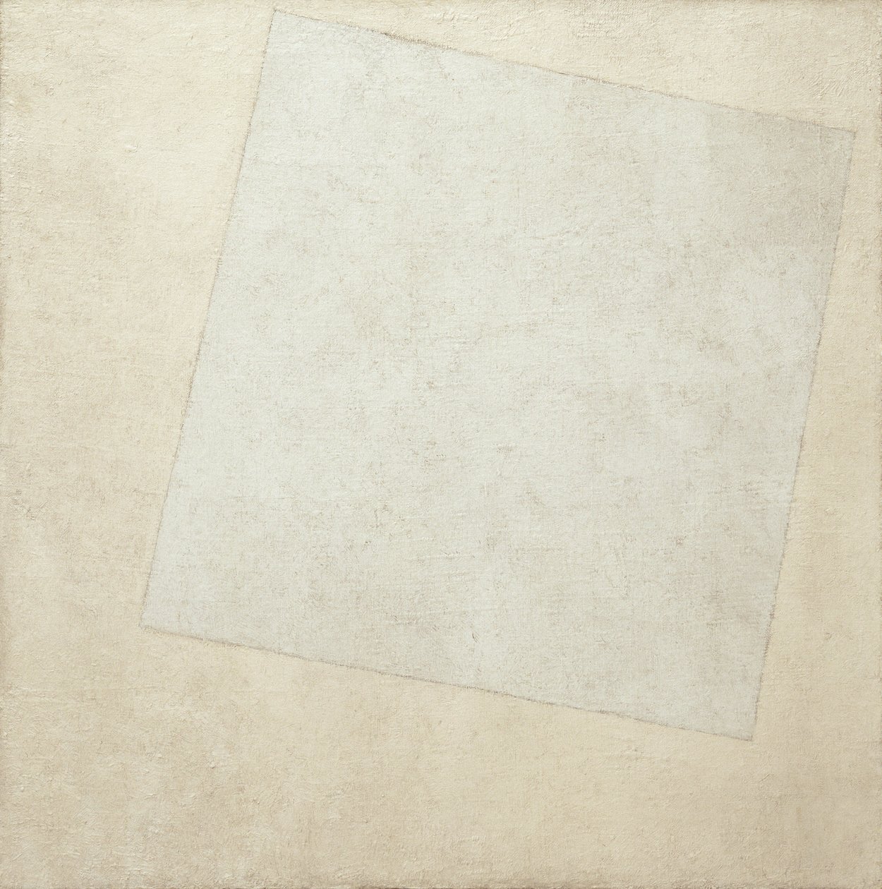 Szuprematista kompozíció: Fehér fehéren, 1918 alkotó: Kazimir Severinovich Malevich