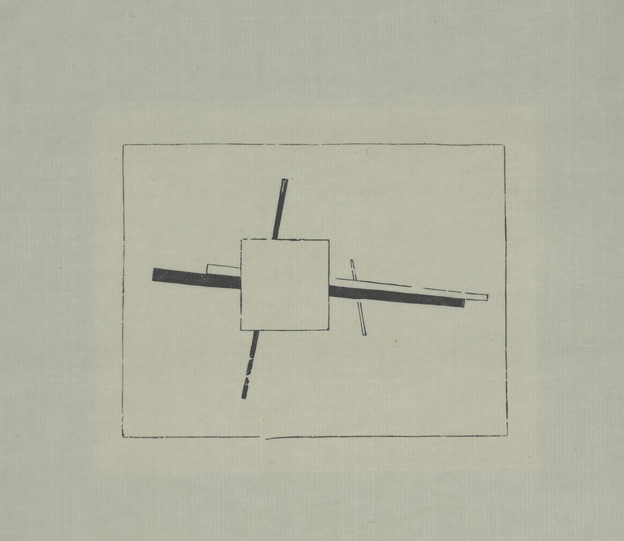 Szuprematista kereszt alkotó: Kazimir Severinovich Malevich
