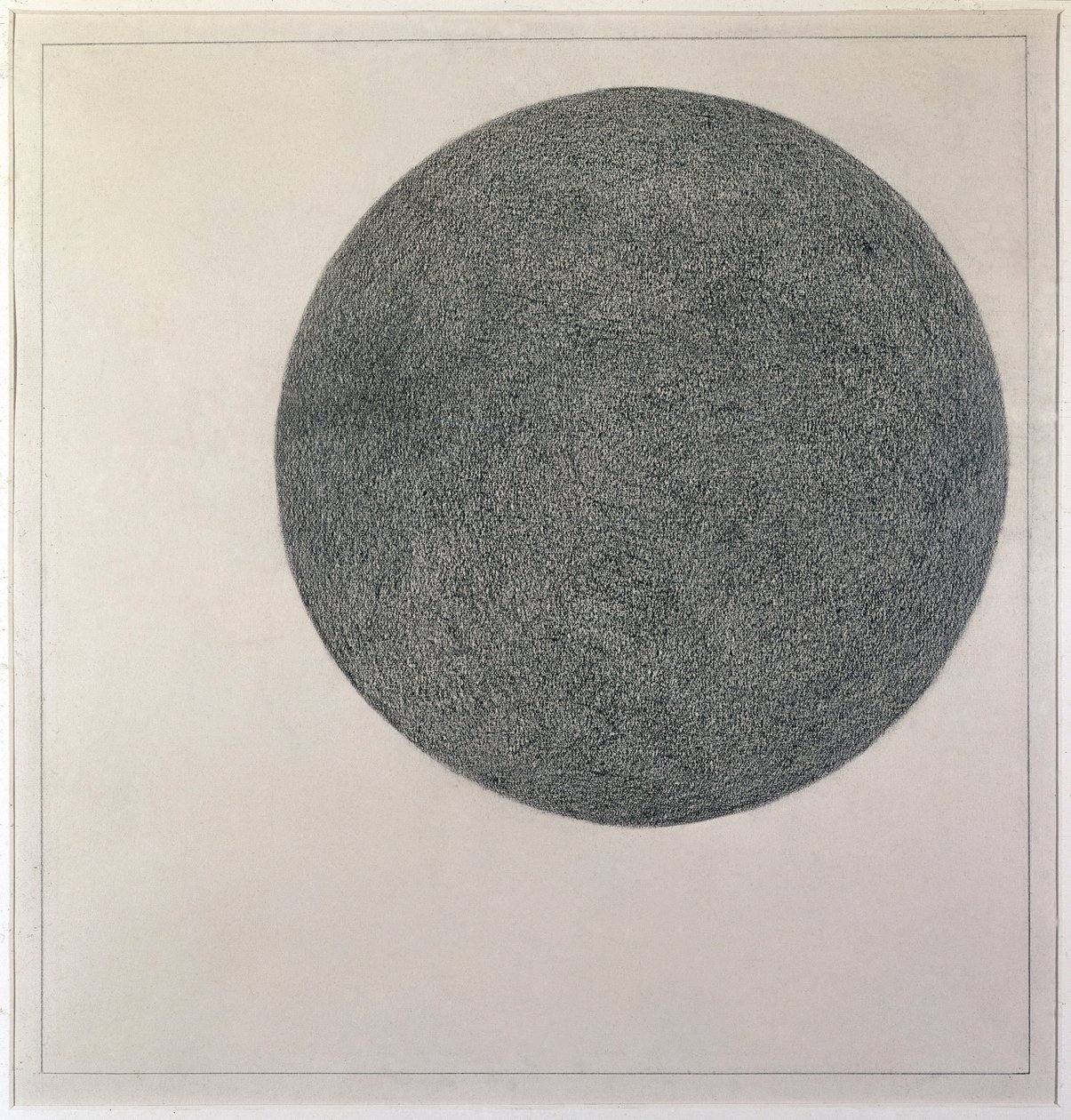 Szuprematista elem: kör (olaj, vászon, XX. század) alkotó: Kazimir Severinovich Malevich