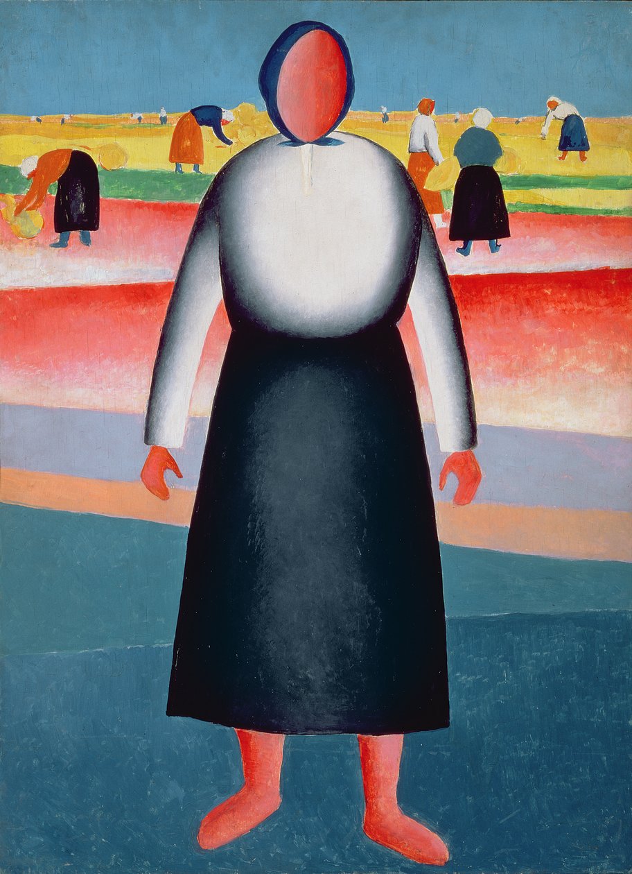 Az aratás, tanulmány egy festményhez, 1928-32 alkotó: Kazimir Severinovich Malevich