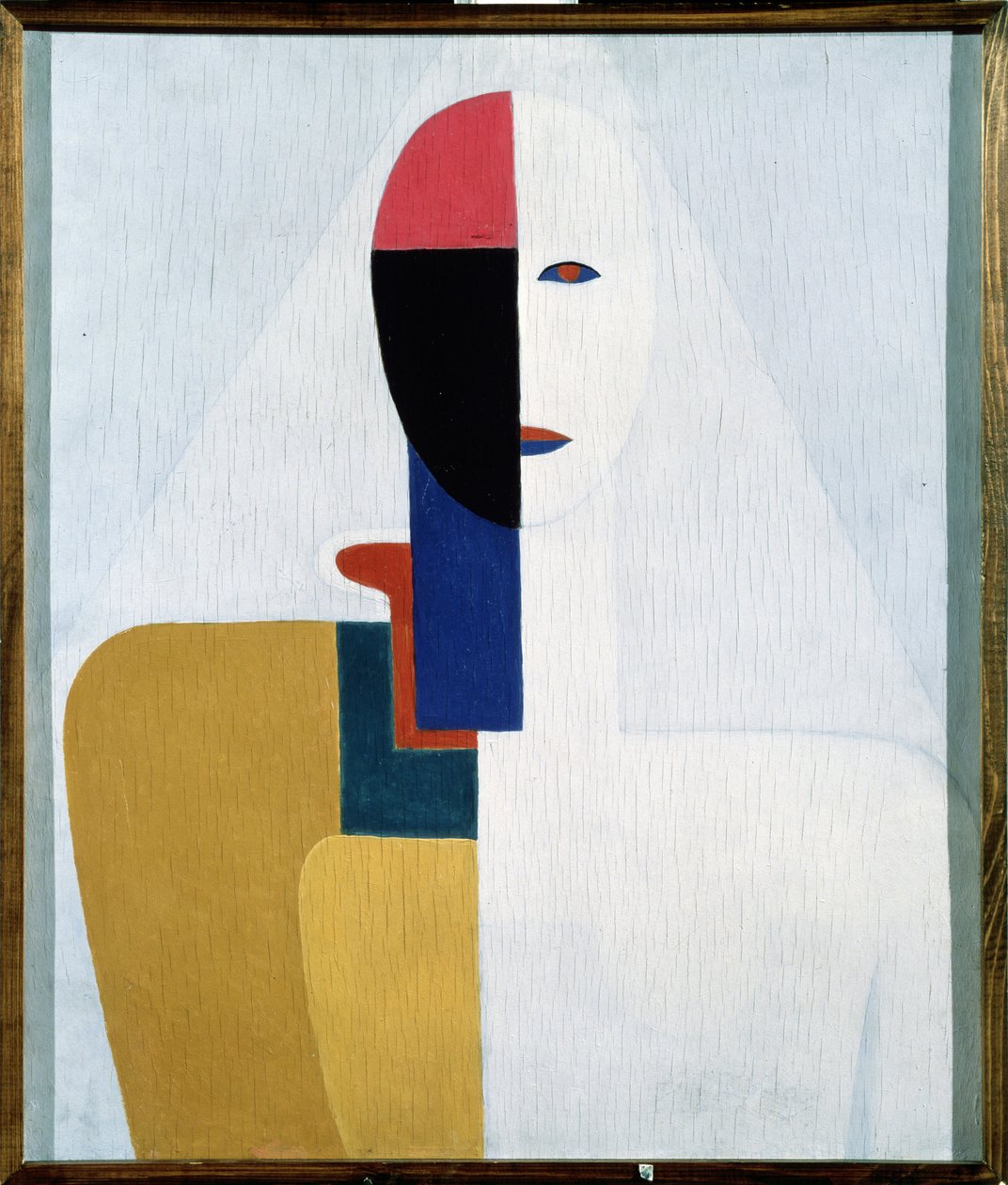 Torso de femme (Egy nő törzse). Kasimir Severinovich Malevich (Malevich, Malevic) festménye (1878-1935), olaj, fa. Orosz művészet, 20. század, avantgárd, szuprematizmus, konstruktivizmus. Állami Orosz Múzeum, Szentpétervár. alkotó: Kazimir Severinovich Malevich