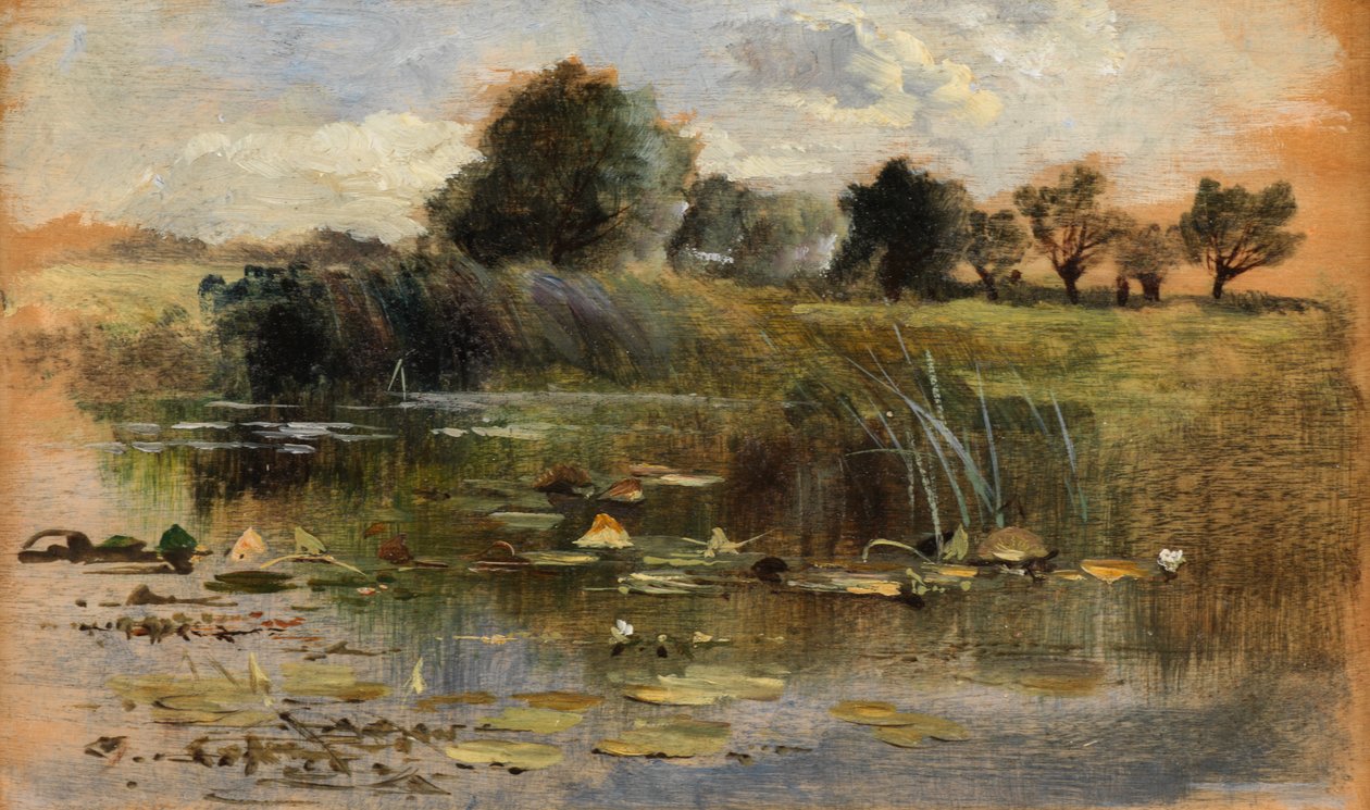 A Backwater (olaj, tábla) alkotó: Keeley Halswelle