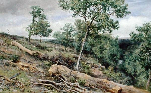 A Grétnán a folyón lenézve (olaj, vászon) alkotó: Keeley Halswelle