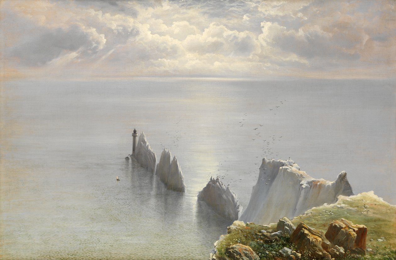The Needles, Isle of Wight (olaj, vászon) alkotó: Keeley Halswelle