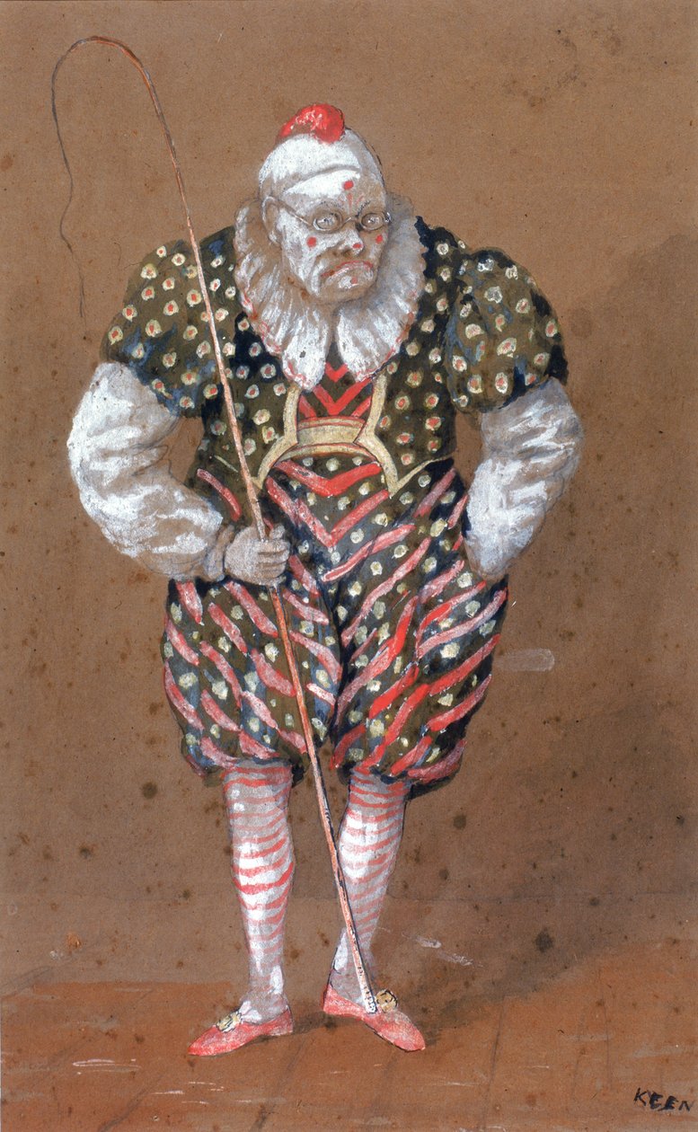 Billy Purvis (testszín, tinta, ceruza és wc papíron) alkotó: Keen