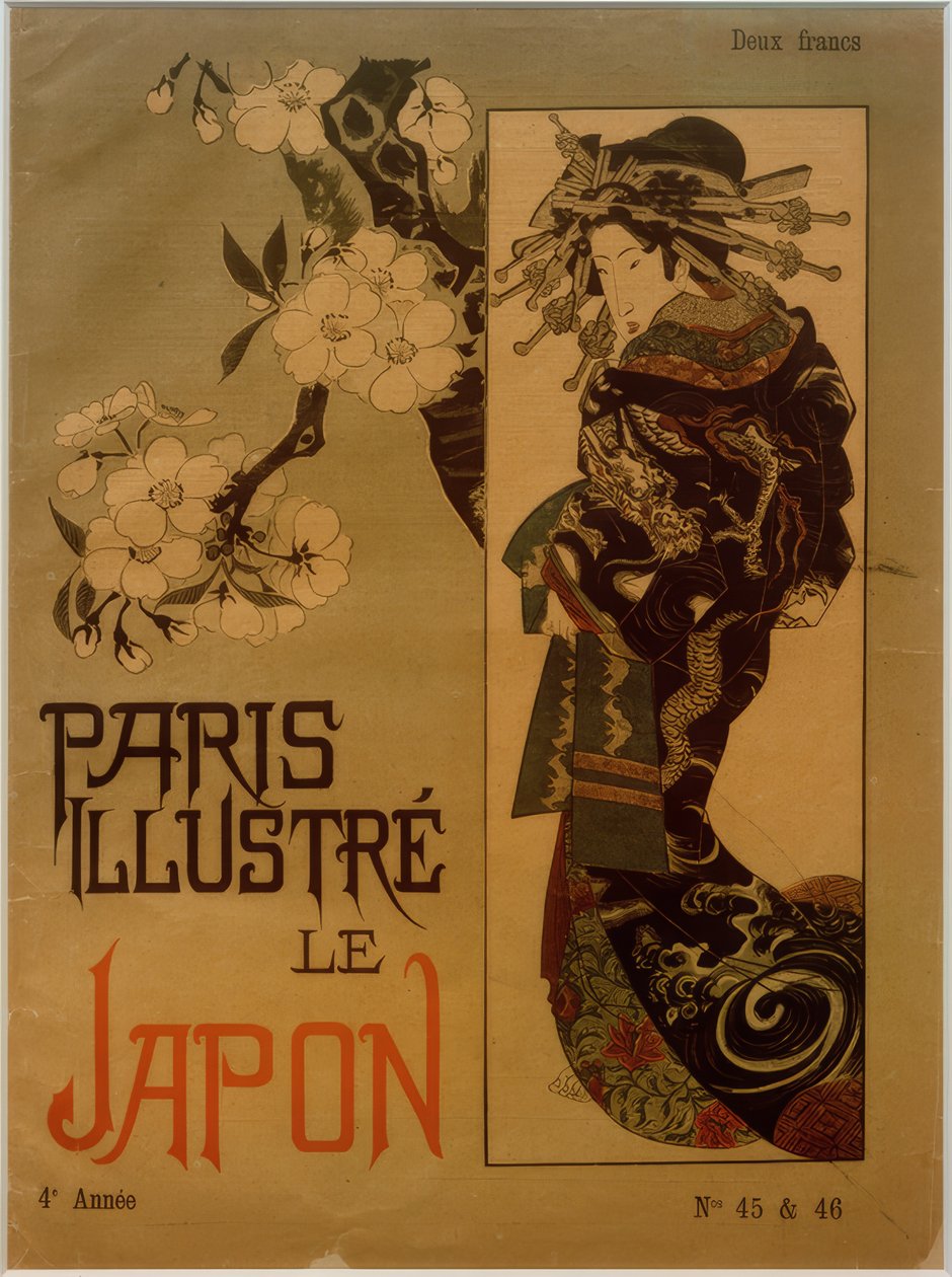 Kurtisane (Paris Illustré) alkotó: Keisai Eisen