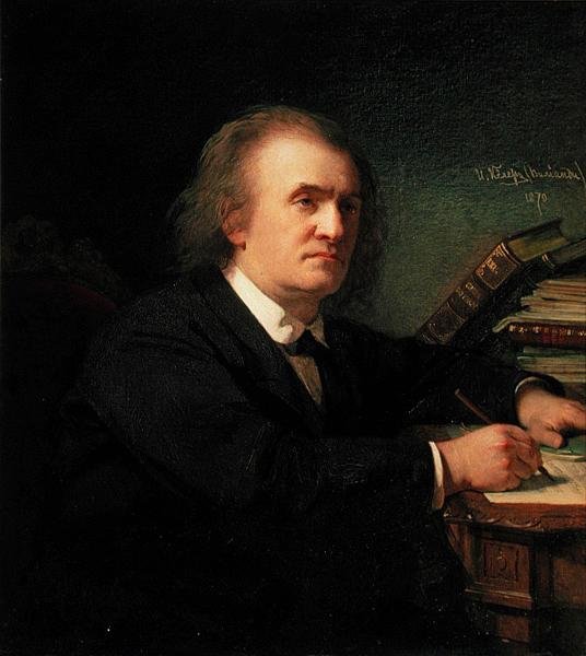Alekszandr Szerov (1820-71) portréja, 1870 alkotó: Keller Vyliandi J.P. Keller Vyliandi J.P.