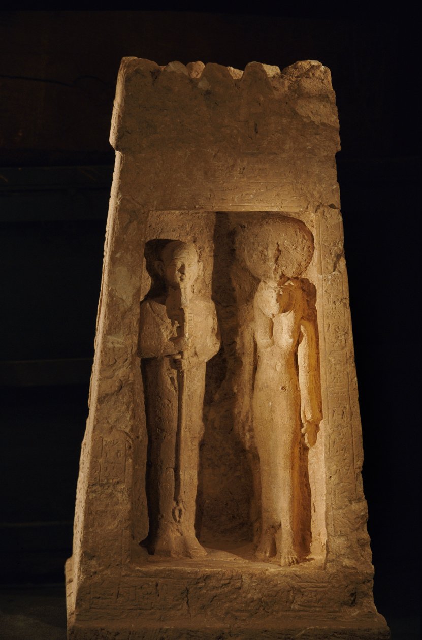 Ptah és Sekhmet szabadon álló szentélye, naosz, Újbirodalom, 2002 (fotó) alkotó: Kenneth Garrett
