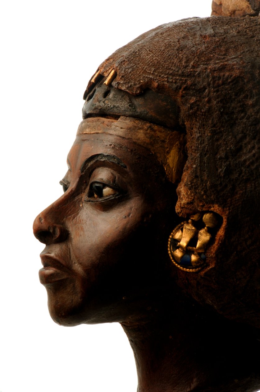 Berlin Museum, Núbiai fáraók, Tiye figura, III. Amenhotep felesége alkotó: Kenneth Garrett